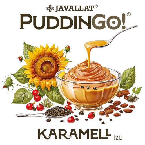 Karamell ízű instant pudingpor PuddinGo!®