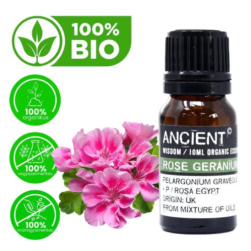 Rose Geranium Bio Illóolaj 10ml