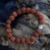 Rudraksha Mala Karkötő - Barna